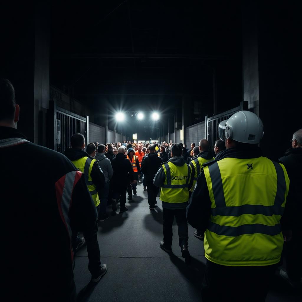 Security & Stewards staff at work